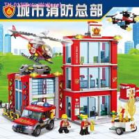 ราคา ↂ Pete Wallace City police police police car toys series fire compatible with lego boys assembled building blocks for 8 to 12 years old (19791821071)