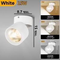 ราคา CHENBEN ดาวน์ไลท์ไฟติดเพดาน LED พับได้220Vเปลี่ยนสีได้ 3 สี ไฟสปอตไลท์ติดเพดาน7W 10W 15W ไฟ Led สำหรับห้องครัวห้องนั่งเล่นในร่ม (10511606807)