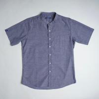 ราคา U2 MENS เสื้อเชิ้ตแขนสั้นคอจีน รุ่น 4362 (19340220904)