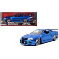 ราคา JADA Jiada 1 24 Speed and Passion Japanese Skyline GTR R34 โมเดลรถล้อแม็ก Mosquito Car Modification (18839476182)