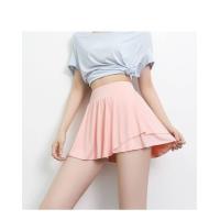 ราคา กางเกงวิ่งขายาวกระโปรงสั้นหลวมสำหรับผู้หญิงใส่วิ่งเล่นเทนนิสกระโปรงโยคะสองชิ้นดูดซับเหงื่อและระบายอากาศได้ดีกางเกงกระโปรงกีฬามืออาชีพ (20706758528)