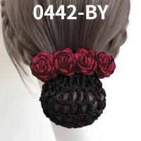 ราคา Korean version professional hair net nurse stewardess elegant net bag dish hair clip adult hair accessories (15613227193)