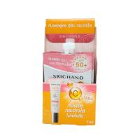 ราคา กล่อง x6 ศรีจันทร์ ซันลูชั่น ซันสกรีน เอสพีเอฟ50 พีเอ 7มล Srichand Sunlution Sunscreen SPF50 PA 7ml (20351690640)