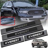 ราคา ชายบันได กันรอยชายบันได สคัพเพลท รุ่น ฟอร์ด เอเวอเลส FORD EVEREST ปี 2015 2021 สีโครเมี่ยม ขอบดำด้าน 4 ชิ้น (8440178018)