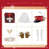 ราคา ชุดชุดคอสเพลย์ผู้หญิงเกม Genshin Impact Klee เด็กผู้หญิงน่ารักชุดชุดแม่บ้านลอรี่ชุดเดรสกางเกงขาสั้นทรงฟักทองญี่ปุ่น (17916318464)