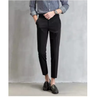 ราคา YS Fashion Casual Slacks Cropped Pants X201 slim fit trousers กางเกงสแล็คชาย สามสี สีดำ สีเทา กากี size 28 34 (12407075382)