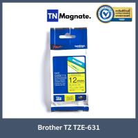ราคา เทปพิมพ์อักษร Brother P Touch Tape TZE 12mm เทปพิมพ์อักษร ขนาด 12 มม แบบเคลือบพลาสติก เลือกสี TZE 231 ดำ ขาว TZE 631 ดำ เหลือง (10082855737)