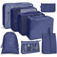 ราคา 8 ชิ้น Set Travel กระเป๋าจัดระเบียบ กระเป๋าเดินทาง เซ็ตจัดระเบียบพรีเมี่ยม ชุดบรรจุกรณีการจัดเก็บ กระเป๋าเก็บของเดินทาง (19410344055)