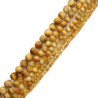 ราคา ธรรมชาติสีทองสีเหลืองอำพันหินตาเสือลูกปัดทรงกลมสำหรับผู้หญิงกำไล DIY สร้อยคอเครื่องประดับต่างหูอุปกรณ์เสริม (12049623888)