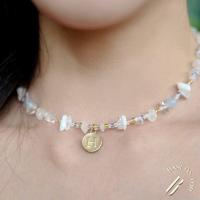 ราคา BASE ON YOU หินนำโชค Lucky stone collection FEEL IT IN THE AIR สร้อยคอหินนำโชค (17125214717)