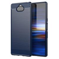 ราคา สำหรับ Sony Xperia 10 Sony Xperia10เคสคาร์บอนไฟเบอร์ TPU ซิลิโคนนิ่มฝาหลังเกราะเคสโทรศัพท์ (13636493113)