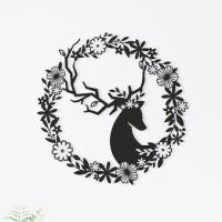 ราคา FudFudAR ฝุด ฝุด อะ ภาพแกะสลักกวาง แบบที่ 9 ภาพกวาง หัวกวาง ภาพติดผนัง ตกแต่งผนัง ภาพมงคล ติดผนัง ตกแต่งห้อง ตกแต่งบ้าน ภาพติดผนังสวยๆ (15645416165)