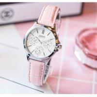 ราคา นาฬิกาข้อมือผู้หญิง CASIO watch รุ่น LTP V300L 4A สายหนังสีชมพู สุดน่ารัก สินค้าของแท้ รับประกันสินค้า 1 ปีเต็ม (16394812808)
