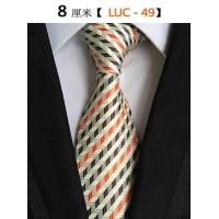 ราคา แฟชั่นใหม่ล่าสุดผ้าไหมผูกเน็คไททางการของผู้ชายผู้บริหารธุรกิจ8ซม เนคไทแบบคลาสสิกลายทางสำหรับงานแต่งงานของขวัญสำหรับผู้ชาย (19557154245)