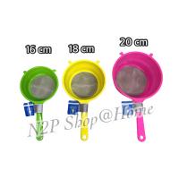 ราคา กระชอนพลาสติก กระชอน กระชอนกรอง กระชอนตาข่าย กรองละเอียด กระชอนพลาสติก คละสี ตราสมอ (16100758865)