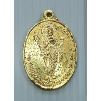 ราคา เหรียญ พระแม่อุมา พระอิศวร แม่คงคา หลังคาถา เนื้อโลหะกะไหล่ทอง (16761346689)