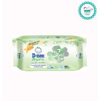 ราคา เบบี้ไวพ์ ดีนี่ 80แผ่น สีเขียวสีชมพู (1697760551)