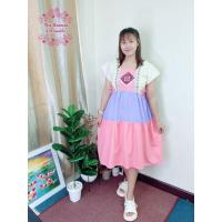 ราคา B20 เดรส ผ้าฝ้าย ขนมชั้น ทรงเกาหลี (16617958828)