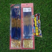 ราคา ซี่ลวด ล้อหน้าและล้อหลังขอบ 17 หน้าดิสหลังดิส MSX 125 SONIC LS DASH TENA สีทองไทเท (4758748998)