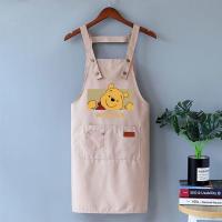 ราคา ผ้ากันเปื้อน สวมคอตัวH ลายpooh เนื้อผ้าเเคนวาสเต็มตัว ใส่สบายปรับกระดุมได้ (19176770658)