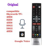 ราคา For Skyworth 40E6 32E6 43E6 50G2 58G2 40E6 4K Android TV NEW Original Remote control HOF19H705GPD10 58UIC Skyworth Google Voice Smart Voice TV Skyworth Remote Control 32TB7000 HD Model 32TB7000 Voice 