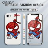 ราคา Hontinga เคสโทรศัพท์มือถือ เคสไอโฟน ลายสไปเดอร์แมน สำหรับIphone 6 6S 7 8 Plus SE 2020 (8908509946)