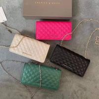 ราคา กระเป๋าสะพายข้าง ck หนังบุ ขนาด 6 นิ้ว (16882140859)