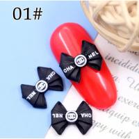 ราคา 10ชิ้น สติ๊กเกอร์ โบแต่งเล็บ โบไฮโซ โลโก้ชาแนลเพชร โบชาแนล (19409656889)