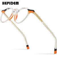 ราคา HEPIDEM กรอบแว่นตาแอซิเตตหลายสีแนววินเทจ2022ใหม่แว่นตาแว่นสายตาผู้หญิง9220 (14840122053)