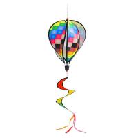 ราคา Rainbow Kinetic Wind Spinner Kinetic Hot Air Balloon Wind Spinners Garden Windmill Spinner Kinetic With Colorful Tail Hanging Decor For Lawn Yard benefit (20302531393)