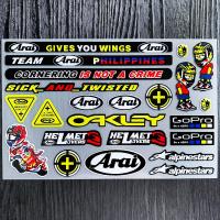 ราคา สติกเกอร์สะท้อนแสง EVO กระบังหน้าหมวกนิรภัยสติกเกอร์สะท้อนแสง S Shoei Oakley OAKLEY รูปลอกสะท้อนแสง (20524844448)