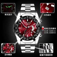 ราคา นาฬิกาข้อมือผู้ชายกันน้ำได้นาฬิกาสปอร์ตสำหรับผู้ชายเรืองแสงสายโทรศัพท์ขนาดใหญ่40มม มีปฏิทินอัตโนมัติเต็มรูปแบบไม่ใช่กลไกนาฬิกาควอตซ์ทันสมัยนาฬิกาสำหรับผู้ชายสายรัดเหล็กชั้นดี (20515225725)