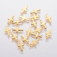 ราคา 10pc 304 Stainless Steel Tiny Cross Charms Real 18K Gold Plated 12x7x0 8mm Hole 1 2mm (20582900714)
