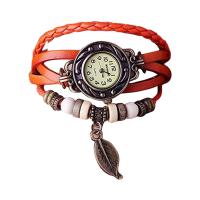 ราคา นาฬิกากำไลข้อมือแบบวินเทจคลื่นแรงโน้มถ่วงของผู้หญิงนาฬิกากำไลข้อมือสวยๆแกะสลักลายใบไม้ตกแต่งแนวย้อนยุคสำหรับชีวิตประจำวัน (12914535173)