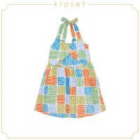 ราคา Kloset Halter Neck Dress SS20 KD002 ชุดเด็ก ชุดเดรสเด็ก ชุดเด็กแฟชั่น (17281575561)