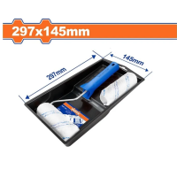 ราคา WADFOW ชุดลูกกลิ้งทาสี โพลีเอสเตอร์ 4 in 1 รุ่น WCB3H34 ถาดลูกกลิ้ง ลูกกลิ้ง ทาสี แปรงทาสี ถาดทาสี ที่ทาสี ที่วางสี ถาดรองสี วัตโฟว์ (20971089593)