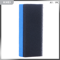 ราคา KHEI 1 2ชิ้นแปรงขัดล้อรถยนต์ เครื่องมือแปรงขัดล้อรถยนต์ฟองน้ำเคลือบผิวคริสตัลบล็อกฟองน้ำ (20431551066)
