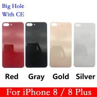 ราคา ฝาหลังรูขนาดใหญ่สำหรับ iPhone 8 8 Plus อะไหล่ตัวเรือนกระจกด้านหลัง (20792914346)