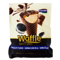 ราคา Waffle crispy cone ไอติมกรอบโอริโอ้ โคนวาฟเฟิลกรอบ เวเฟอร์ไอติมกรอบ โอริโอ้คาราเมล ขนาด300กรัม พร้อมจัดส่ง (21066120711)