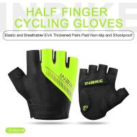 ราคา INBIKE Half Finger ขี่จักรยานถุงมือ Breathable เบาะรองนั่งสบายฤดูร้อนถุงมือจักรยาน Anti Slip Gel Pad จักรยานเสือหมอบถุงมือฟิตเนส BH008 (9643730012)