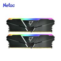ราคา NETAC แรมเมมโมรี่ DDR4 RGB 8GB 16GB 3200MHz 3600MHZ DDR4ฮีทซิงค์สองช่องสำหรับเมนบอร์ด Intel AMD (21170708489)