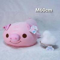 ราคา น่ารัก ตุ๊กตาน้องหมู ตุ๊กตานุ่มนิ่ม ตุ๊กตาหมูกระปุก หมูหัวโต หมูขี้เซา ใยไมโคร ผ้า nano Spandex ขนาด S45cm M55cm L80cm (7467144114)