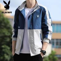 ราคา PLAYBOY เสื้อโค้ทแบบฤดูใบไม้ผลิและฤดูใบไม้ร่วงสำหรับผู้ชายชุดฤดูใบไม้ร่วงแบบใหม่ปี2023แจ็กเก็ตคอตั้งเสื้อผ้าแฟชั่นผู้ชายชุดผู้ชายแบบลำลอง (8362163657)