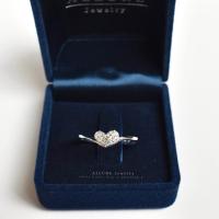 ราคา แหวนเงินแท้ 925 ชุบเคลือบทองคำขาว ประดับเพชร CZ Swiss Diamond เกรดพรีเมี่ยม Ally Allure Jewelry (19866345815)