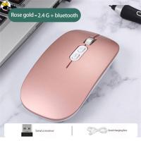 ราคา เมาส์บางพิเศษปรับ Dpi ได้เงียบขนาดเล็กปรับ Dpi แบบชาร์จไฟได้2 4Ghz เมาส์บลูทูธไร้สาย (14353700505)