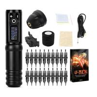 ราคา XNET Flash Wireless Tattoo Pen Machine Kit Portable mobile tattoo machine digital LED display tattoo device (16812035289)