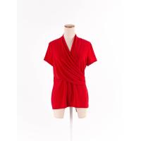 ราคา DKNY เสื้อไขว้อกแขนสั้น เนื้อผ้ายืดหยุ่น ป้ายแบรนดฺ์ระบุไซส์ M Preloved (20613516957)