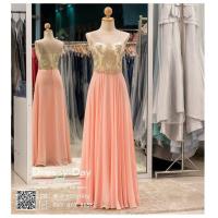 ราคา ชุดราตรียาวแขนกุด ชุดไปงานแต่งงานกลางคืน ชุดราตรีคนอ้วนพร้อมส่ง PF021 (19916479197)