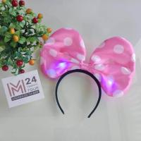 ราคา 1 อัน ที่คาดผมโบว์ยักษ์ มีไฟ ไฟกระพริบ ที่คาดผม โบว์ โบว์ยักษ์ มินนี่เม้าส์ ที่คาดผมมินนี่เม้าส์ ฮาโลวีน big bow minnie mouse headband m24 shop (1079552336)