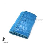ราคา P leather หนังจระเข้แท้ Key holder bag กระเป๋าใส่กุญแจหนังจระเข้แท้ หนังแท้ พวงกุญแจ พร้อมส่ง (9458788501)